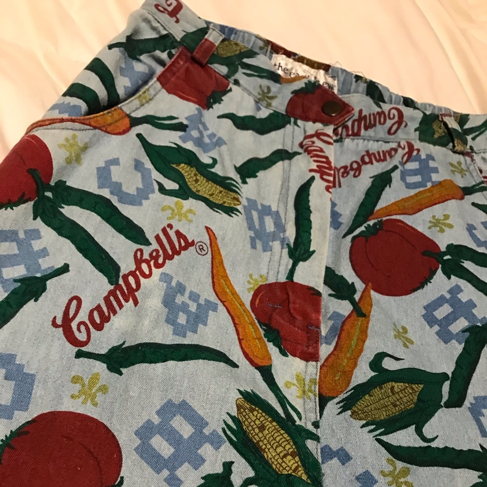 Vintage Campbell’s Soup skirt